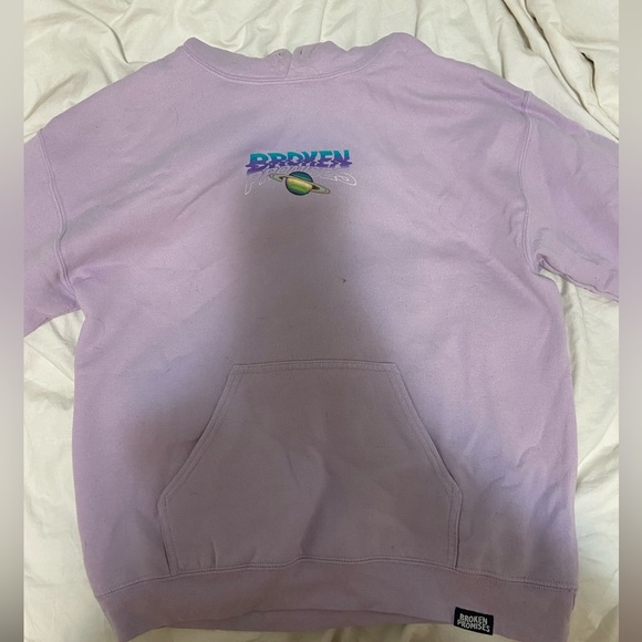 Purple Zumiez Broken Promises Hoodie - Picture 1 of 4